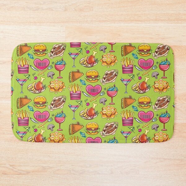 Item preview, Foodie Love (on Green) designed and sold by PawsitiveMum3.