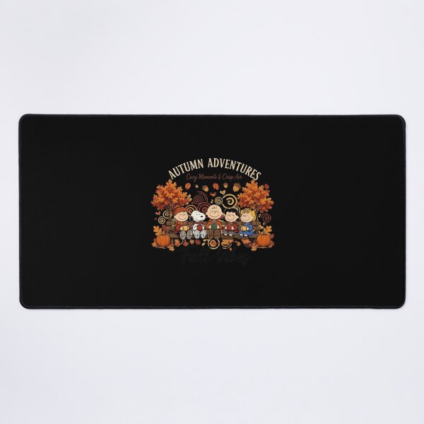 Item preview, Peanuts Autumn Adventures Cozy Moments Fall Vibes Friends Bench designed and sold by Dravienart.
