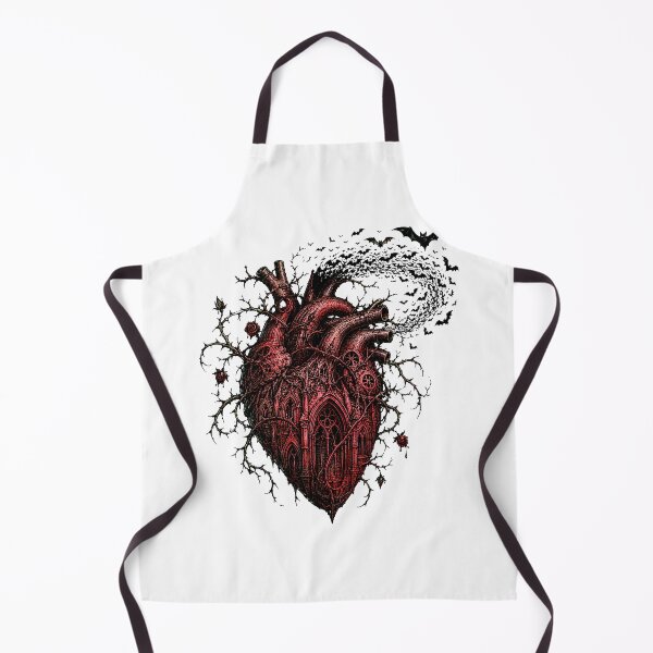 Item preview, Gothic Cathedral Anatomical Heart Steampunk Dark Rose designed and sold by chattsuede.