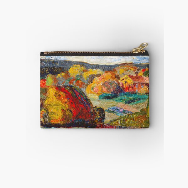 Item preview, Autumn farmhouse landscape painting print by Konrad Magi designed and sold by Jéanpaul  Ferro.