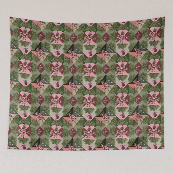 Item preview, Farm Fresh Apples and Apple Trees on Diamonds designed and sold by Digitalmyth's Designs.