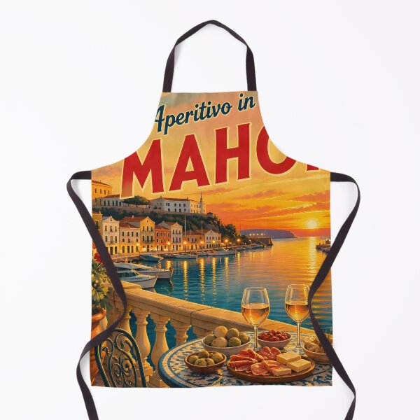 Artikelvorschau, Mahón Menorca - Reiseposter im malerischen Stil entworfen und verkauft von LSVart.