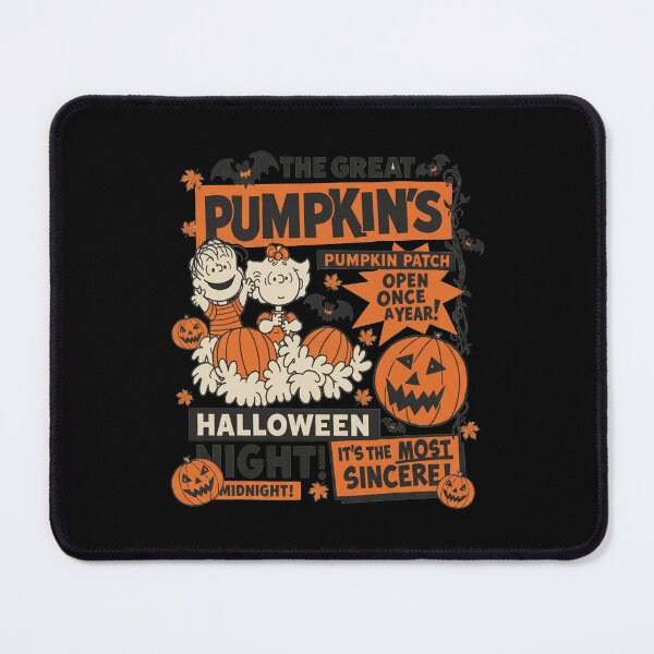 Item preview, The Great Pumpkin Patch Linus And Sally Halloween Night designed and sold by Dravienart.