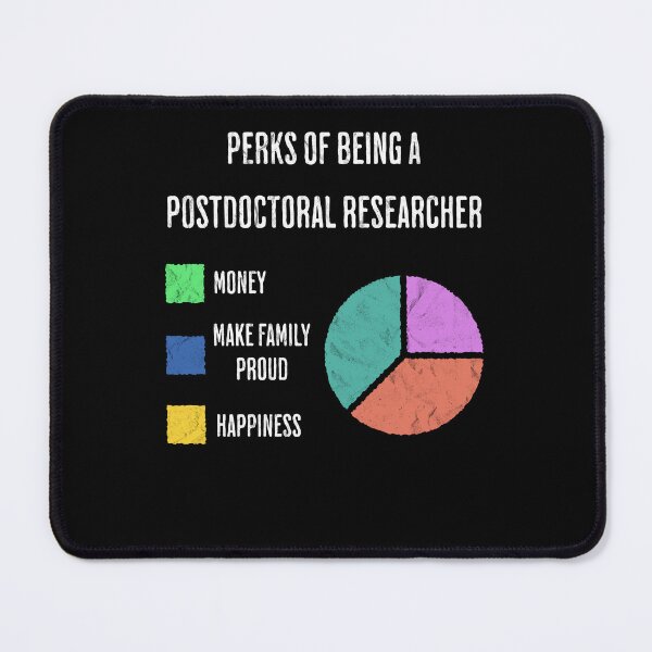 Item preview, Postdoctoral Researcher Perks Funny Academic designed and sold by d247.