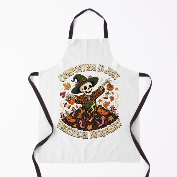 Item preview, Vegetarian Necromancy Composting Skeleton Gardener Humor designed and sold by chattsuede.