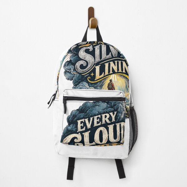 Item preview, Every Cloud Has A Silver Lining - Inspirational Retro Art designed and sold by Nubian Style.