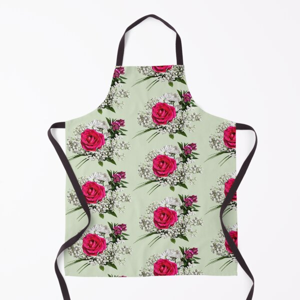 Item preview, Pink Rose Surrounded By Baby’s Breath designed and sold by Susan Savad.