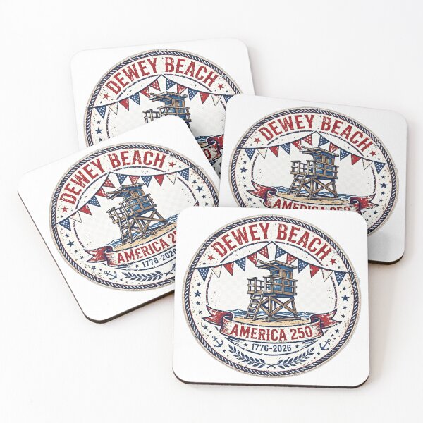 Item preview, Camiseta Dewey Beach America 250 - 1776-2026 Camiseta patriótica de playa designed and sold by FitEnvy.