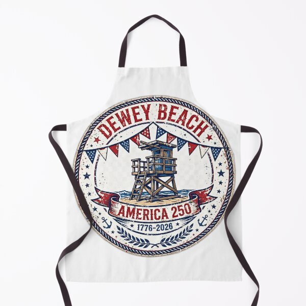 Item preview, Dewey Beach America 250 Shirt - 1776-2026 Patriotic Beach Tee designed and sold by FitEnvy.