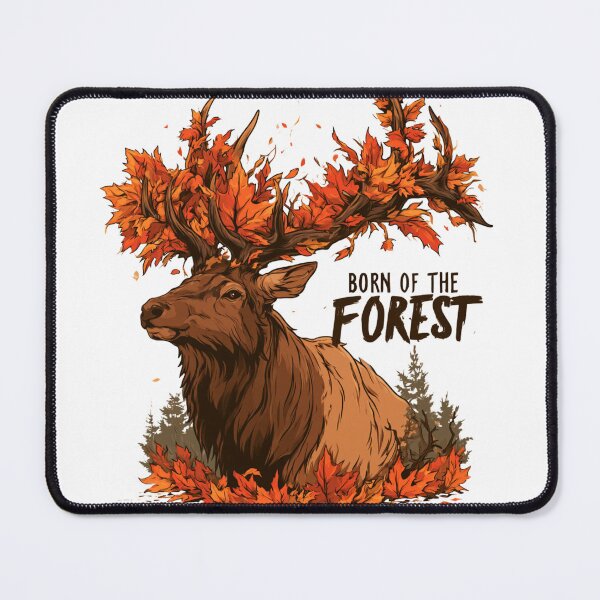 Item preview, Born of the Forest – Autumn Deer with Maple Leaf Antlers designed and sold by AceEye.