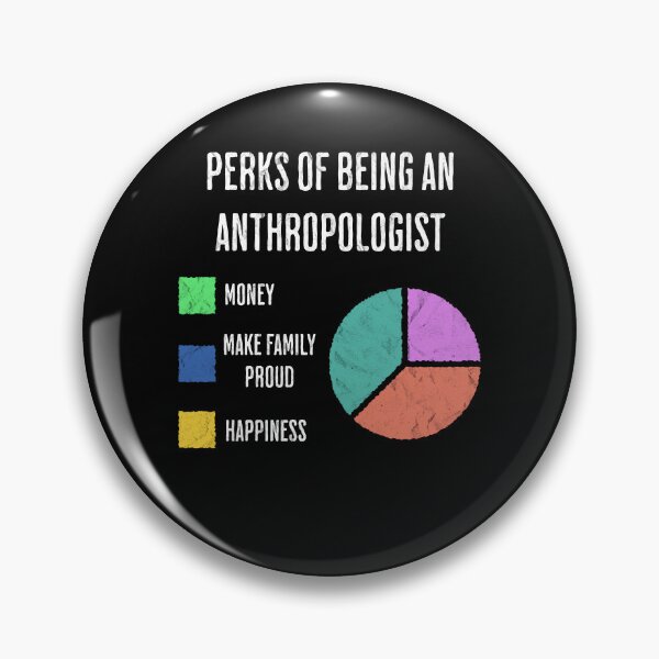 Item preview, Anthropologist Perks Funny Pie Chart Humor designed and sold by d247.