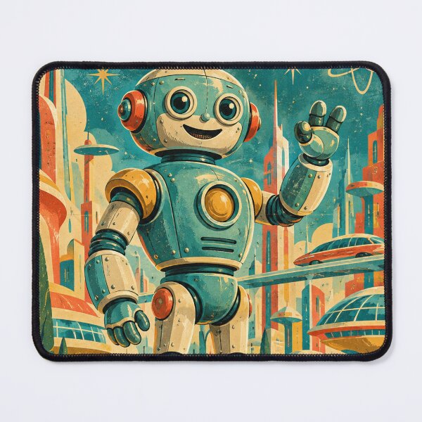 Item preview, Friendly Retro Robot designed and sold by i-corp.