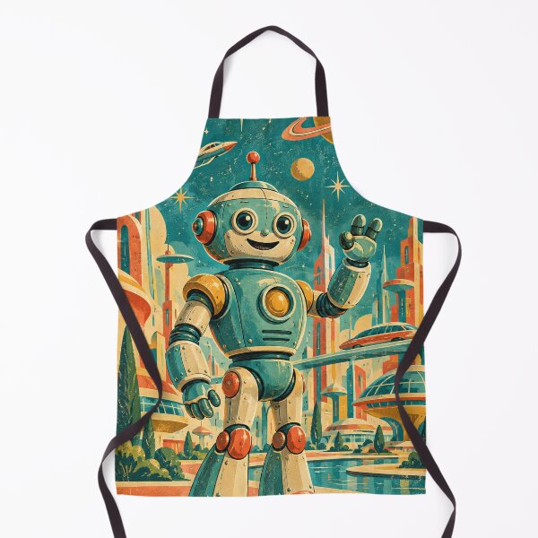Item preview, Friendly Retro Robot designed and sold by i-corp.