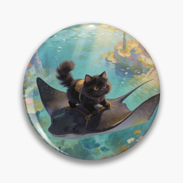 Item preview, Mystic Cat Explorer and the Underwater Kingdom designed and sold by BlareBlare.