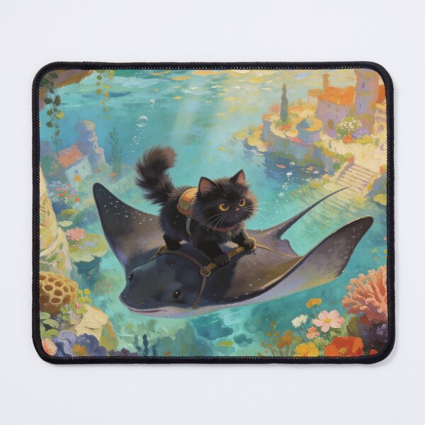Item preview, Mystic Cat Explorer and the Underwater Kingdom designed and sold by BlareBlare.