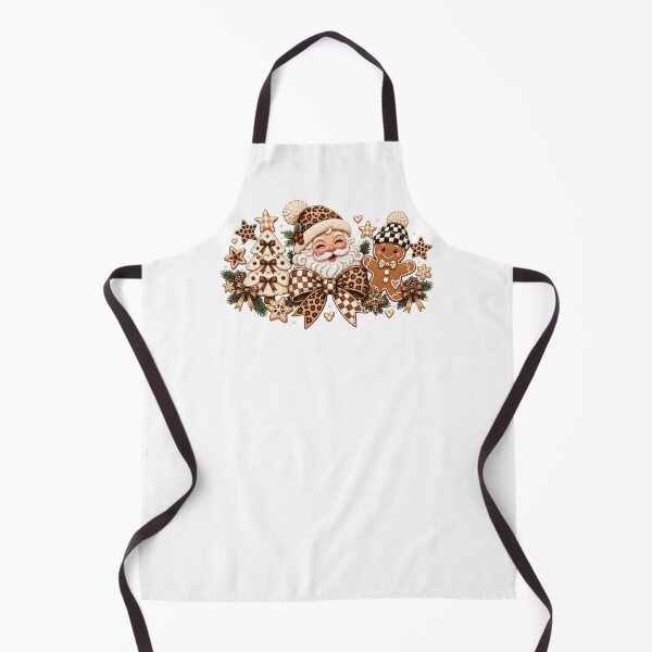 Item preview, Leopard Christmas Santa Gingerbread Tee Xmas Bow Christmas Tree designed and sold by CatiaStudioArt.