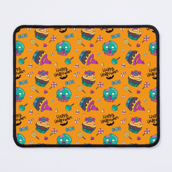 Item preview, Cute Kawaii Halloween Cupcakes Pattern designed and sold by About You Studio.