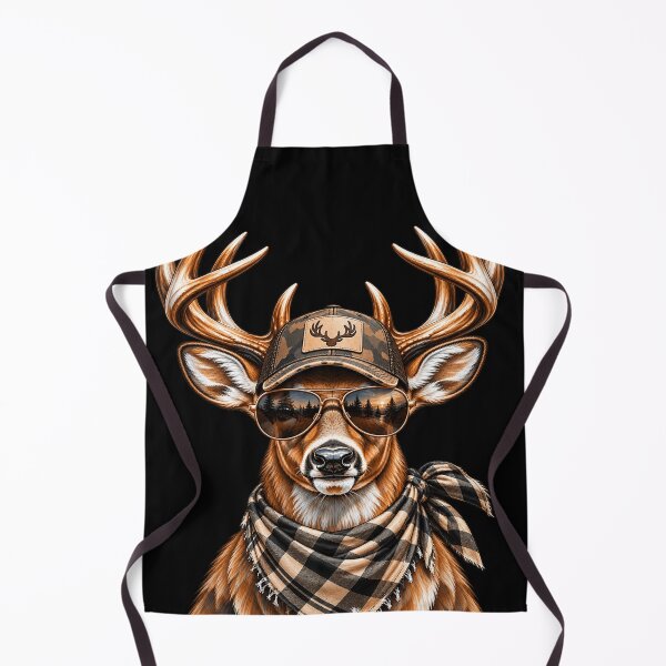 Item preview, Glamorous Deer Jeweled Glasses Pearl Necklace Stylish Buck Wildlife Art designed and sold by 76Valeria.