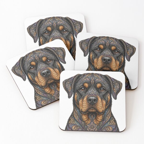 Item preview, Intricate Rottweiler designed and sold by PaintedbyCarol.