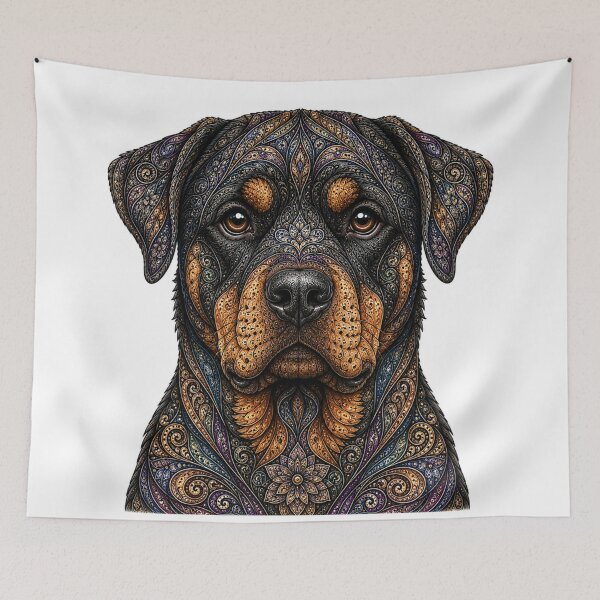 Item preview, Intricate Rottweiler designed and sold by PaintedbyCarol.