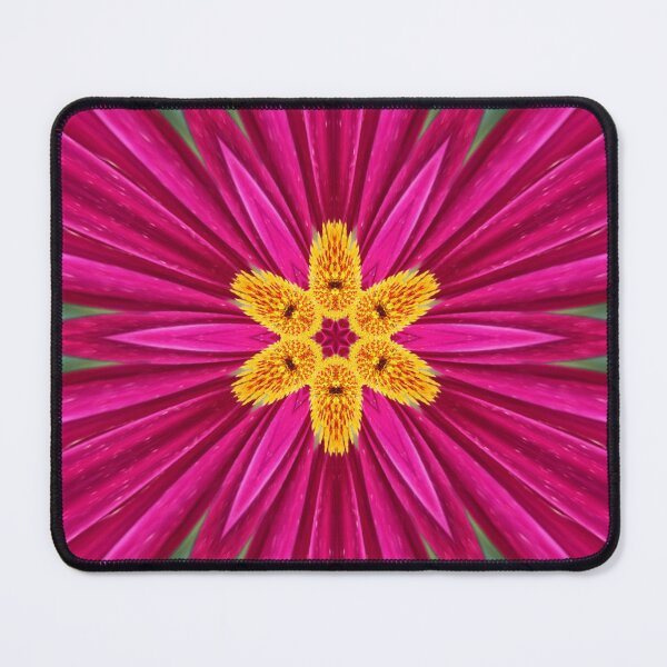 Item preview, Magenta and Gold Floral Star designed and sold by SilentBloomLab.