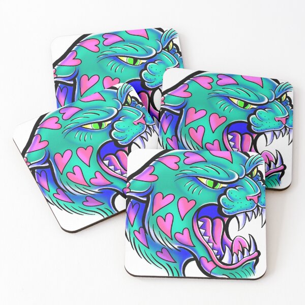 Item preview, Panther Hearts New School Tee by Storey Art designed and sold by Storey Art.