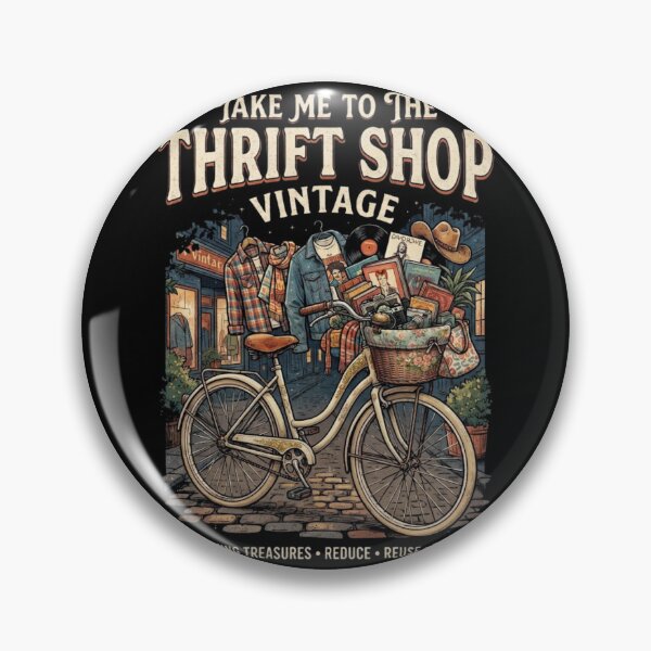 Item preview, Take Me to The Thrift Shop Vintage  designed and sold by Zbixu.
