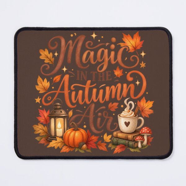 Item preview, Magic in the Autumn Air – Cozy Fall Pumpkin & Lantern designed and sold by blankTeeShirt.