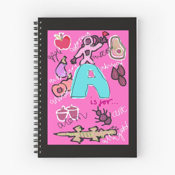 Item preview, A is for (pink) designed and sold by donzoprints.