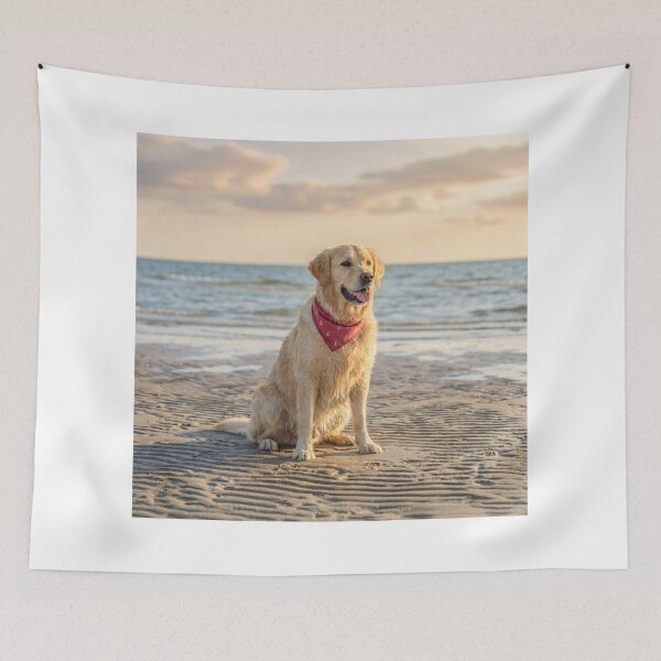 Item preview, Labrador Retriever Enjoys the Beach designed and sold by DigiArtAnimal.