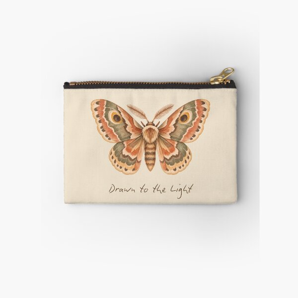 Item preview, Drawn to the Light Moth Watercolor designed and sold by mycute-stickers.