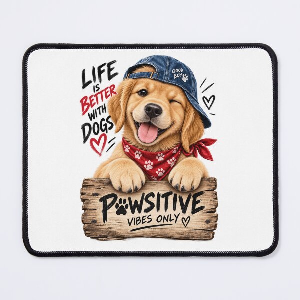 Item preview, PAWSITIVE VIBES ONLY designed and sold by BTeez International.