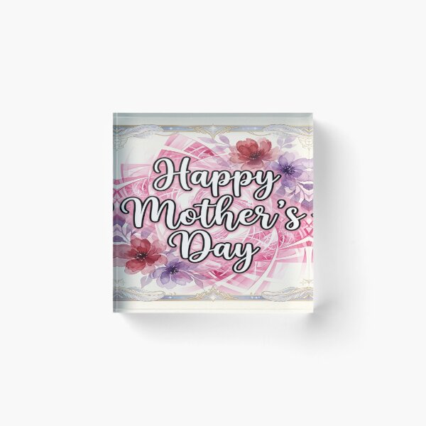 Item preview, Mother's Day Card Design with Floral Fractals designed and sold by Solomon-Ent-144.