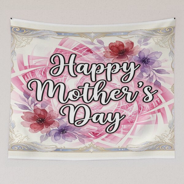 Item preview, Mother's Day Card Design with Floral Fractals designed and sold by Solomon-Ent-144.