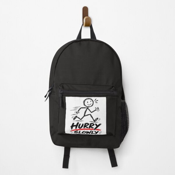 Item preview, Hurry Slowly – Funny Motivational Running Design designed and sold by Marina Langer Wildlife Art..