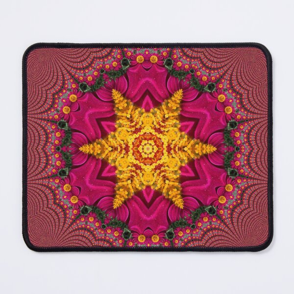 Item preview, Golden and Magenta Botanical Star designed and sold by SilentBloomLab.