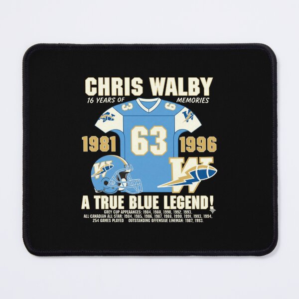 Item preview, Chris Walby 1981 1996 A True Blue Legend designed and sold by thesharaStore.