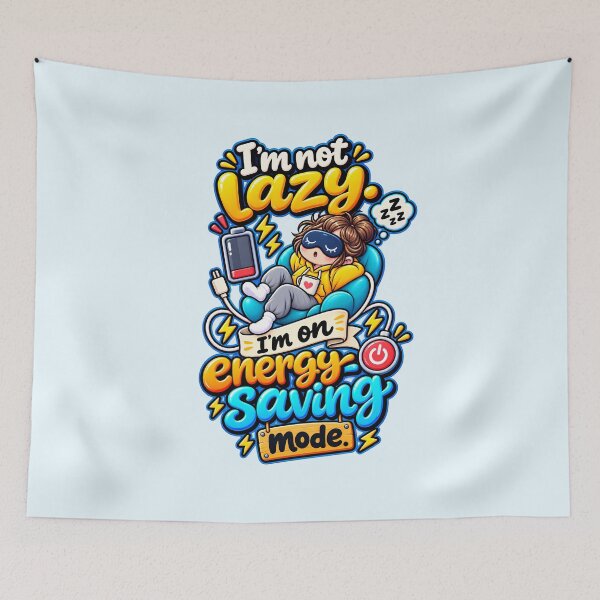 Item preview, Energy-Saving Mode Funny Quote designed and sold by Zizumee.