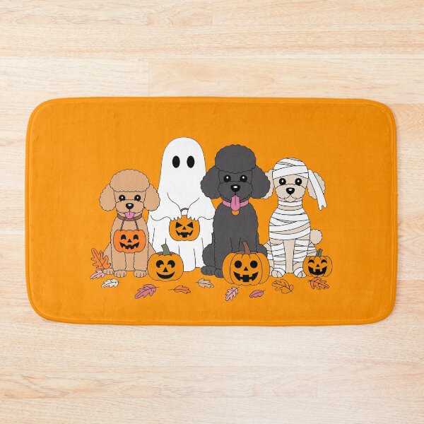 Item preview, Cute Halloween Poodle Dogs Ghost Mummy Pumpkin Spooky Design designed and sold by styleonestaa.