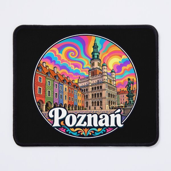 Item preview, Poznan City Poland Trippy Art Travel designed and sold by TomFrontierArt.