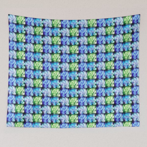 Item preview, Blue and Green Light Swirl Collage Etheral Gateway designed and sold by CDCreativeWorks.