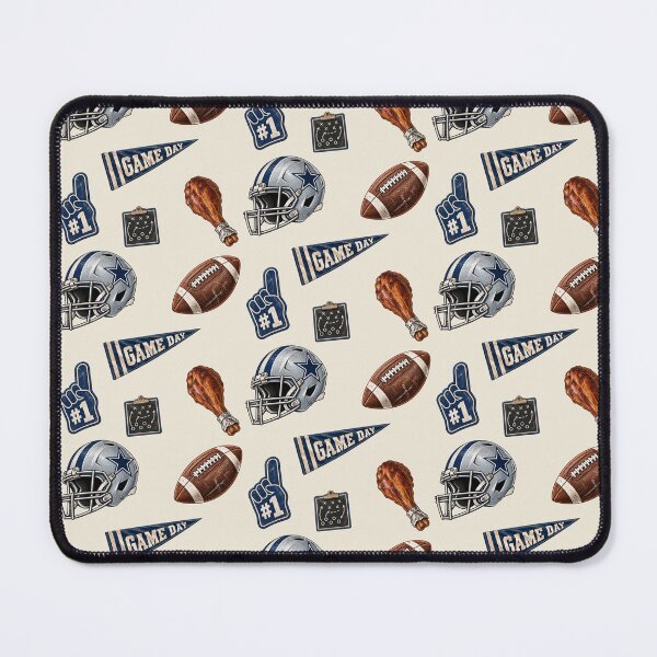 Item preview, Dallas Football Pattern – Navy Silver Game Day & Tailgate designed and sold by SnugbugStudios.