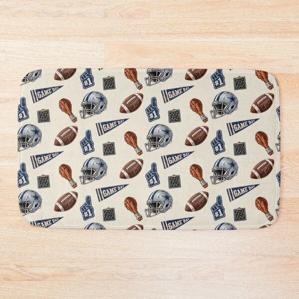 Item preview, Dallas Football Pattern – Navy Silver Game Day & Tailgate designed and sold by SnugbugStudios.