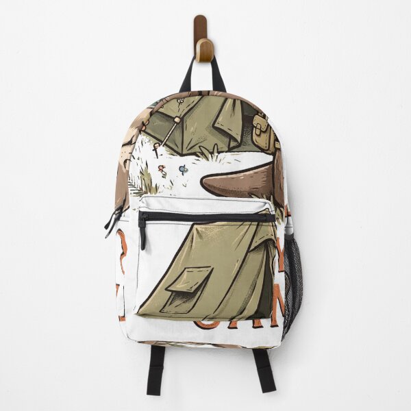 Item preview, Happy Little Camper - Cute River Otter Camping with Mug and Tent designed and sold by PaniCraftstore.