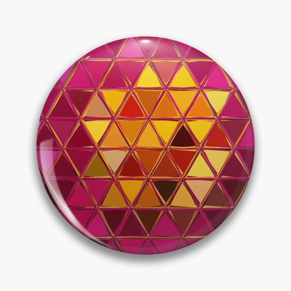 Item preview, Magenta and Gold Floral Mosaic designed and sold by SilentBloomLab.