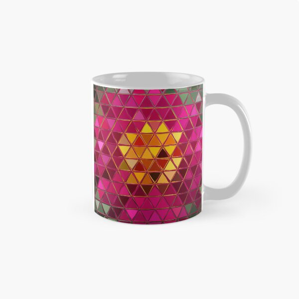 Item preview, Magenta and Gold Floral Mosaic designed and sold by SilentBloomLab.