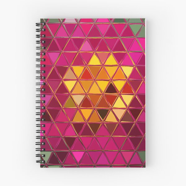 Item preview, Magenta and Gold Floral Mosaic designed and sold by SilentBloomLab.
