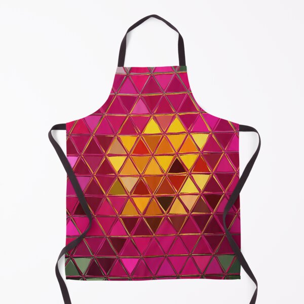 Item preview, Magenta and Gold Floral Mosaic designed and sold by SilentBloomLab.