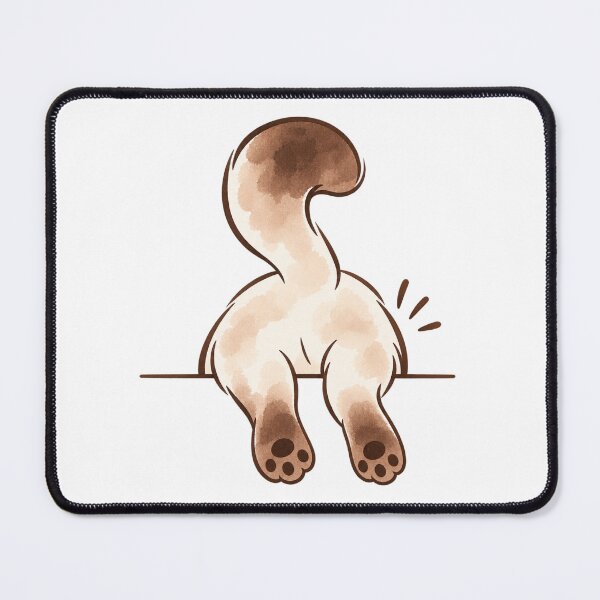 Item preview, Funny Chubby Siamese Cat Stuck - Ferdi designed and sold by ZirionEstudio.