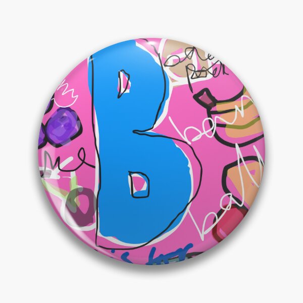 Item preview, B is for (Pink) designed and sold by donzoprints.